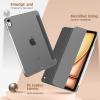TiMOVO for iPad Air 11 Inch Case (M3/M2-2025/2024), iPad Air 5th Generation 2022/4th Gen 2020 10.9 Inch, Slim Hard Translucent Back Cover, Support Auto Wake/Sleep – Space Gray(Space Gray)