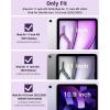 TiMOVO for iPad Air 11 Inch Case (M3/M2-2025/2024), iPad Air 5th Generation 2022/4th Gen 2020 10.9 Inch, Slim Hard Translucent Back Cover, Support Auto Wake/Sleep – Space Gray(A-Lavender Purple)