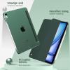 TiMOVO for iPad Air 11 Inch Case (M3/M2-2025/2024), iPad Air 5th Generation 2022/4th Gen 2020 10.9 Inch, Slim Hard Translucent Back Cover, Support Auto Wake/Sleep – Space Gray(Midnight Green)