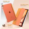 TiMOVO for iPad Air 11 Inch Case (M3/M2-2025/2024), iPad Air 5th Generation 2022/4th Gen 2020 10.9 Inch, Slim Hard Translucent Back Cover, Support Auto Wake/Sleep – Space Gray(Almond Yellow)