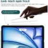 TiMOVO for iPad Air 11 Inch Case (M3/M2-2025/2024), iPad Air 5th Generation 2022/4th Gen 2020 10.9 Inch, Slim Hard Translucent Back Cover, Support Auto Wake/Sleep – Space Gray(Turquoise)