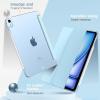 TiMOVO for iPad Air 11 Inch Case (M3/M2-2025/2024), iPad Air 5th Generation 2022/4th Gen 2020 10.9 Inch, Slim Hard Translucent Back Cover, Support Auto Wake/Sleep – Space Gray(Sky Blue)