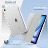 TiMOVO for iPad Air 11 Inch Case (M3/M2-2025/2024), iPad Air 5th Generation 2022/4th Gen 2020 10.9 Inch, Slim Hard Translucent Back Cover, Support Auto Wake/Sleep – Space Gray(Apricot Gray)