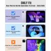 TiMOVO for iPad Air 11 Inch Case (M3/M2-2025/2024), iPad Air 5th Generation 2022/4th Gen 2020 10.9 Inch, Slim Hard Translucent Back Cover, Support Auto Wake/Sleep – Space Gray(Light Pink)