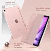 TiMOVO for iPad Air 11 Inch Case (M3/M2-2025/2024), iPad Air 5th Generation 2022/4th Gen 2020 10.9 Inch, Slim Hard Translucent Back Cover, Support Auto Wake/Sleep – Space Gray(Rose Gold)