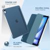 TiMOVO for iPad Air 11 Inch Case (M3/M2-2025/2024), iPad Air 5th Generation 2022/4th Gen 2020 10.9 Inch, Slim Hard Translucent Back Cover, Support Auto Wake/Sleep – Space Gray(Cobalt Blue)