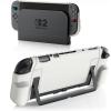 TiMOVO Dockable Case for Nintendo Switch 2 2025, TPU Grip Protective Cover Accessories with Ergonomic Design for Switch 2 Console & JoyCon, Shock-Absorption Anti-Scratch Precise Cutouts, Black(Gray)