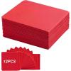 TiMOVO Trading Card Dividers for Commander Deck Boxes with Built-in Slots, 12 PCS Card Supporters Separator for MTG TCG Sports Cards Organizer Box, 2.91×3.35in, Red(Red)