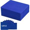 TiMOVO Trading Card Dividers for Commander Deck Boxes with Built-in Slots, 12 PCS Card Supporters Separator for MTG TCG Sports Cards Organizer Box, 2.91×3.35in, Red(Blue)