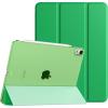 TiMOVO for iPad Air 11 Inch Case (M3/M2-2025/2024), iPad Air 5th Generation 2022/4th Gen 2020 10.9 Inch, Slim Hard Translucent Back Cover, Support Auto Wake/Sleep – Space Gray(Oily Green)