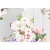 TiMOVO for iPad Air 11 Inch Case (M3/M2-2025/2024), iPad Air 5th Generation 2022/4th Gen 2020 10.9 Inch, Slim Hard Translucent Back Cover, Support Auto Wake/Sleep – Space Gray(Blooming Bouquet)