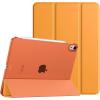 TiMOVO for iPad Air 11 Inch Case (M3/M2-2025/2024), iPad Air 5th Generation 2022/4th Gen 2020 10.9 Inch, Slim Hard Translucent Back Cover, Support Auto Wake/Sleep – Space Gray(Almond Yellow)