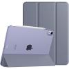 TiMOVO for iPad Air 11 Inch Case (M3/M2-2025/2024), iPad Air 5th Generation 2022/4th Gen 2020 10.9 Inch, Slim Hard Translucent Back Cover, Support Auto Wake/Sleep – Space Gray(Grey Purple)