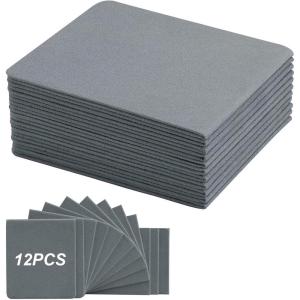 TiMOVO Trading Card Dividers for Commander Deck Boxes with Built-in Slots, 12 PCS Card Supporters Separator for MTG TCG Sports Cards Organizer Box, 2.91×3.35in, Red(Gray)
