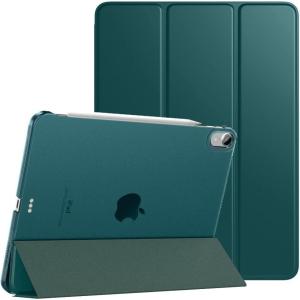 TiMOVO for iPad Air 11 Inch Case (M3/M2-2025/2024), iPad Air 5th Generation 2022/4th Gen 2020 10.9 Inch, Slim Hard Translucent Back Cover, Support Auto Wake/Sleep – Space Gray(Turquoise)