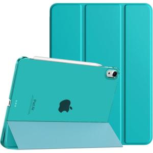 TiMOVO for iPad Air 11 Inch Case (M3/M2-2025/2024), iPad Air 5th Generation 2022/4th Gen 2020 10.9 Inch, Slim Hard Translucent Back Cover, Support Auto Wake/Sleep – Space Gray(Bondi Blue)