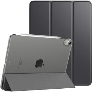 TiMOVO for iPad Air 11 Inch Case (M3/M2-2025/2024), iPad Air 5th Generation 2022/4th Gen 2020 10.9 Inch, Slim Hard Translucent Back Cover, Support Auto Wake/Sleep – Space Gray(Space Gray)