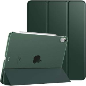 TiMOVO for iPad Air 11 Inch Case (M3/M2-2025/2024), iPad Air 5th Generation 2022/4th Gen 2020 10.9 Inch, Slim Hard Translucent Back Cover, Support Auto Wake/Sleep – Space Gray(Midnight Green)
