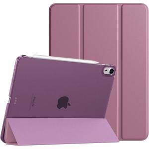 TiMOVO for iPad Air 11 Inch Case (M3/M2-2025/2024), iPad Air 5th Generation 2022/4th Gen 2020 10.9 Inch, Slim Hard Translucent Back Cover, Support Auto Wake/Sleep – Space Gray(Smokey Purple)