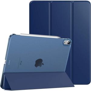 TiMOVO for iPad Air 11 Inch Case (M3/M2-2025/2024), iPad Air 5th Generation 2022/4th Gen 2020 10.9 Inch, Slim Hard Translucent Back Cover, Support Auto Wake/Sleep – Space Gray(Navy Blue)