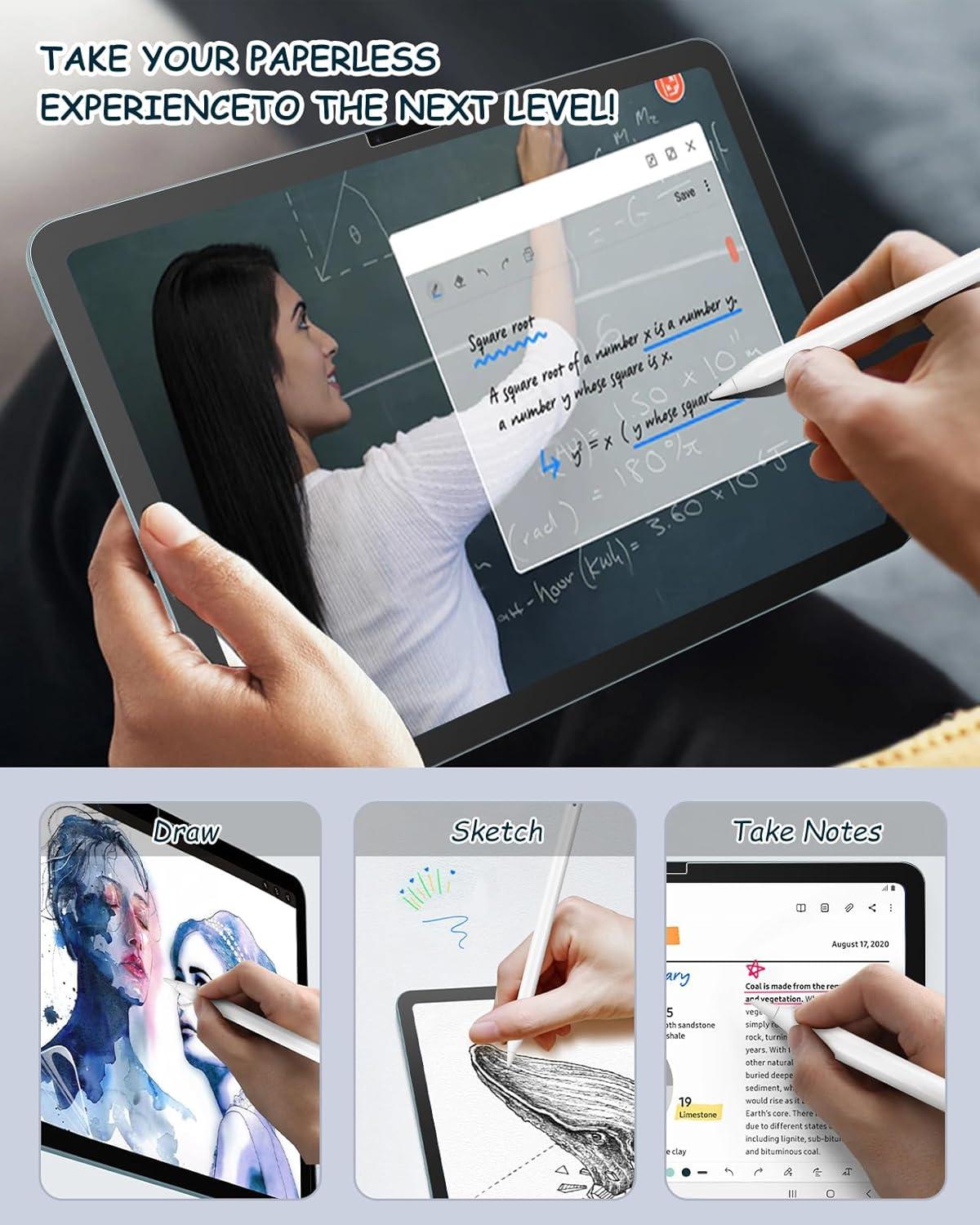image:imageTiMOVO 2 Pack Paper Screen Protector for iPad Air 13 inch M4M3M2 202620252024 Matte PET Film Screen Protector for iPad Air 13 Inch Write and Draw Like on Paper AntiScratchiPad Air 11 M4M3M2