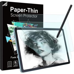 TiMOVO 2 Pack Paper Screen Protector for Galaxy Tab S6 Lite 10.4 Inch(2022/2020) Tablet, Matte PET Film Screen Protector for Samsung Tab S6 Lite Tablet Write and Draw Like on Paper, Anti-Scratch(Tab S6 Lite 10.4″)