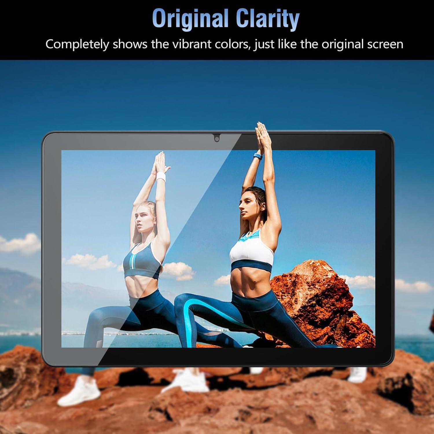 image:imageTiMOVO 2 Pack Anti Blue Light Screen Protector for Fire HD 1010 PlusKidsKids Pro Tablet 20232021 13th11th Generation 101 inch AntiGlare and Eye Protection PET Screen Protector Light Blue2 Pack