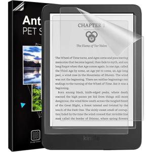 TiMOVO 3 Pack Anti-Glare Screen Protector Designed for All-New Kindle 11th/10th Generation (6 inch – 2024/2022/2019 Release), Scratch Resistant PET Screen Film Protector, Matte(3 Pack)