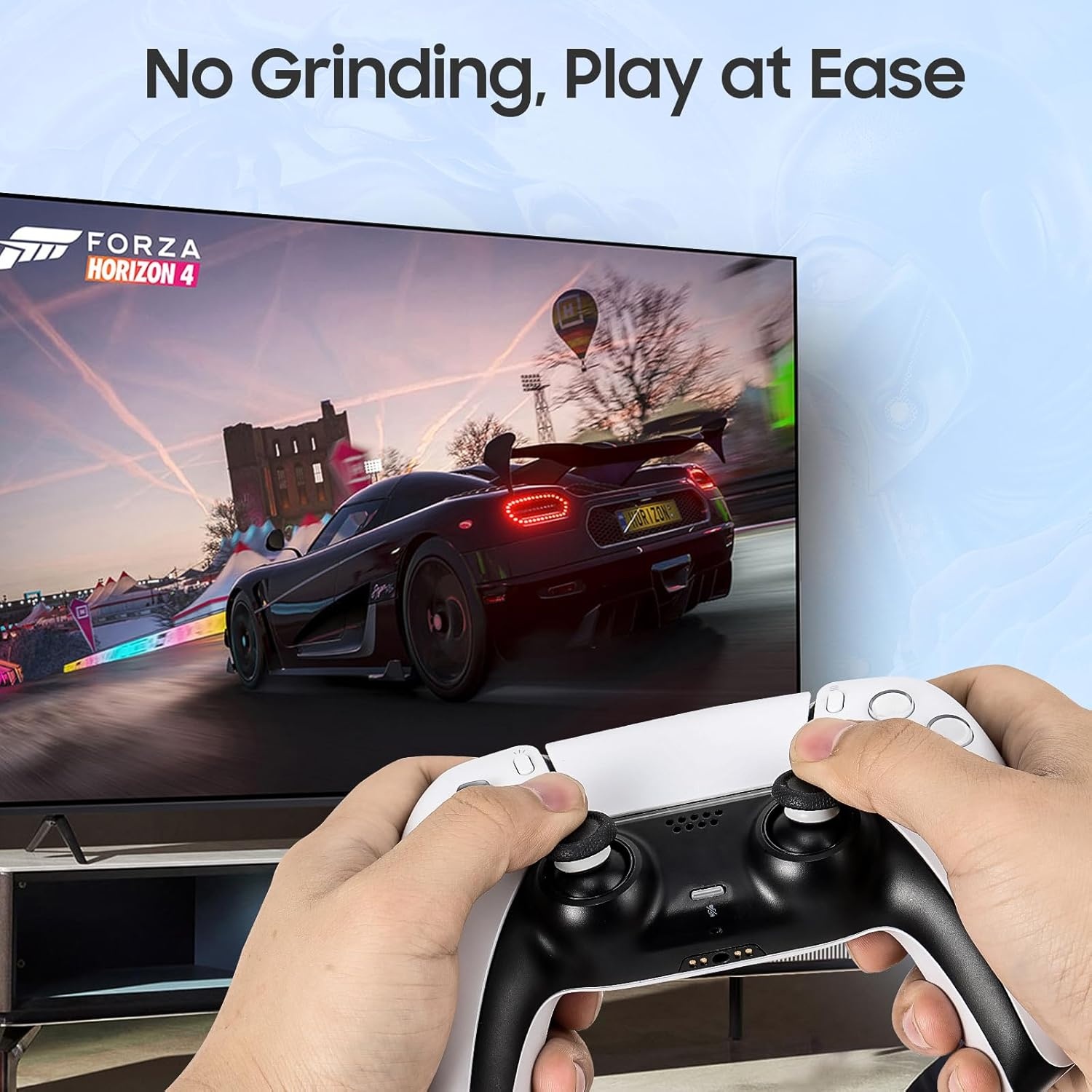 image:imageTiMOVO Joystick Protectors Silicone 20 Pcs Invisible Elastic Joystick Protective Ring Compatible with PlayStation PortalSteam Deck PS5 PS4 XboxROG Ally8 BitDoSwitch Pro Joystick BlackWhite